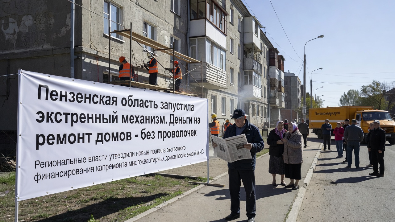 Пензенская область запустила экстренный механизм. Деньги на ремонт домов - без проволочек